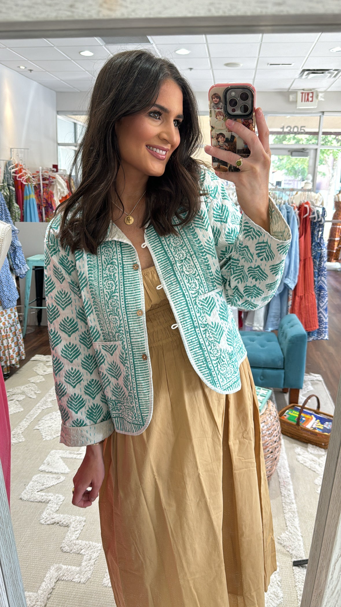 Birdie Jacket Cool Me Out Teal