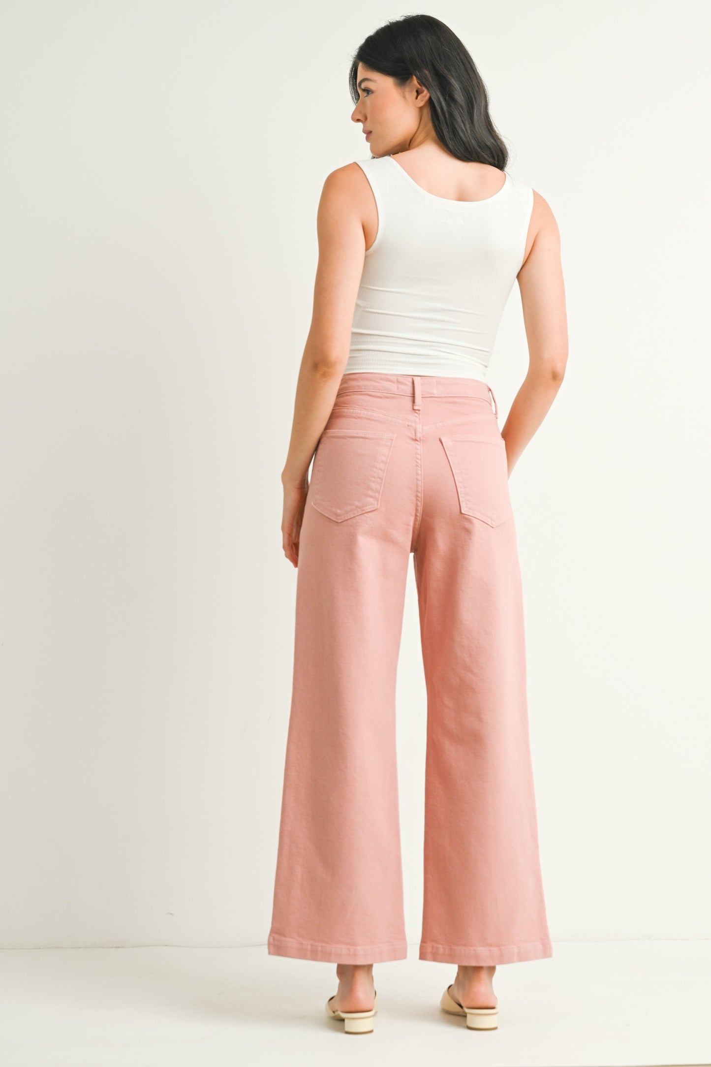 Patch Pocket Jeans Dusty Coral