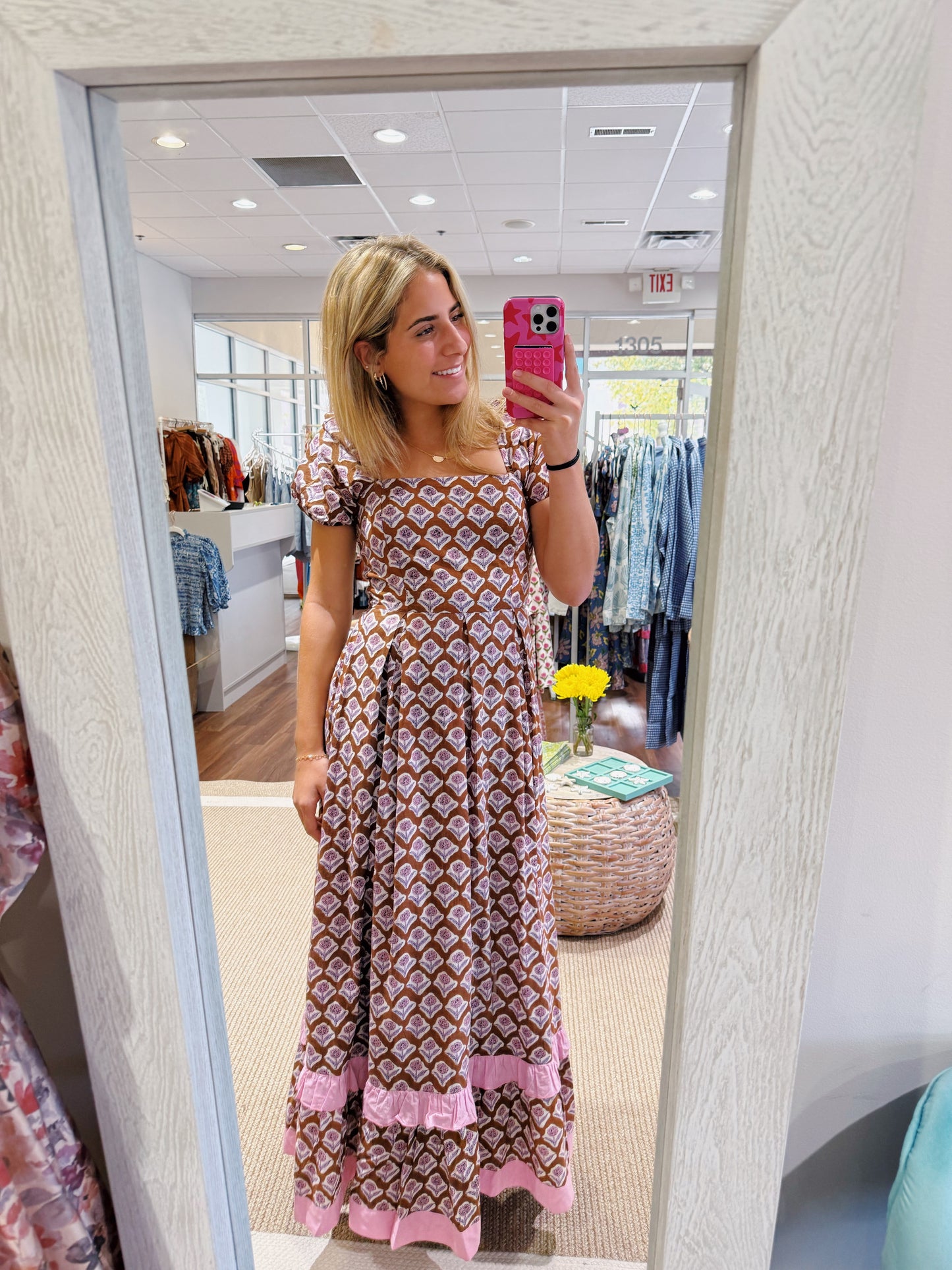 Chakeris Brown/Lilac Abigail Dress