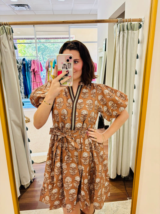 THML Brown Milos Dress