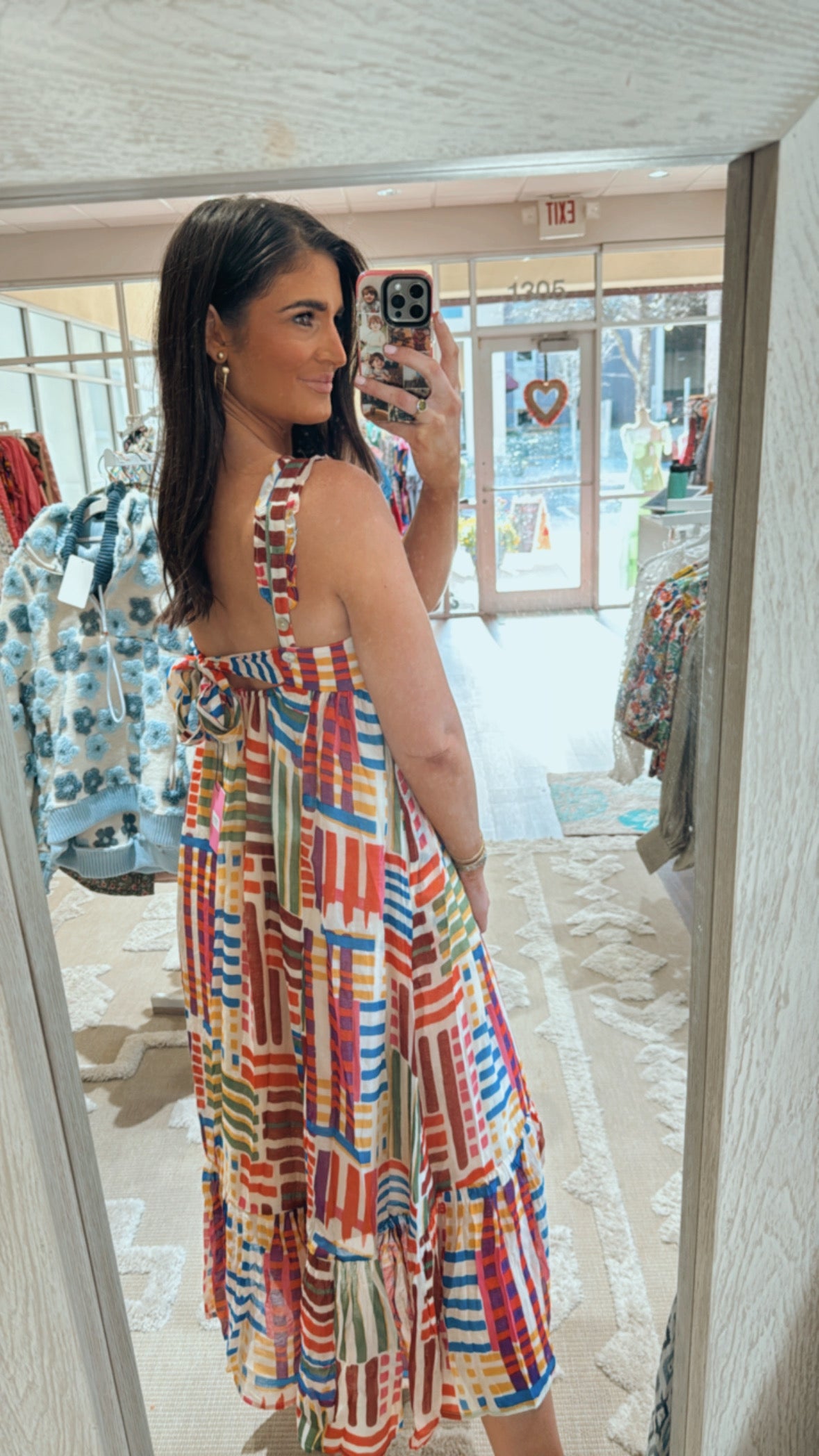 Brush Strokes THML Dress