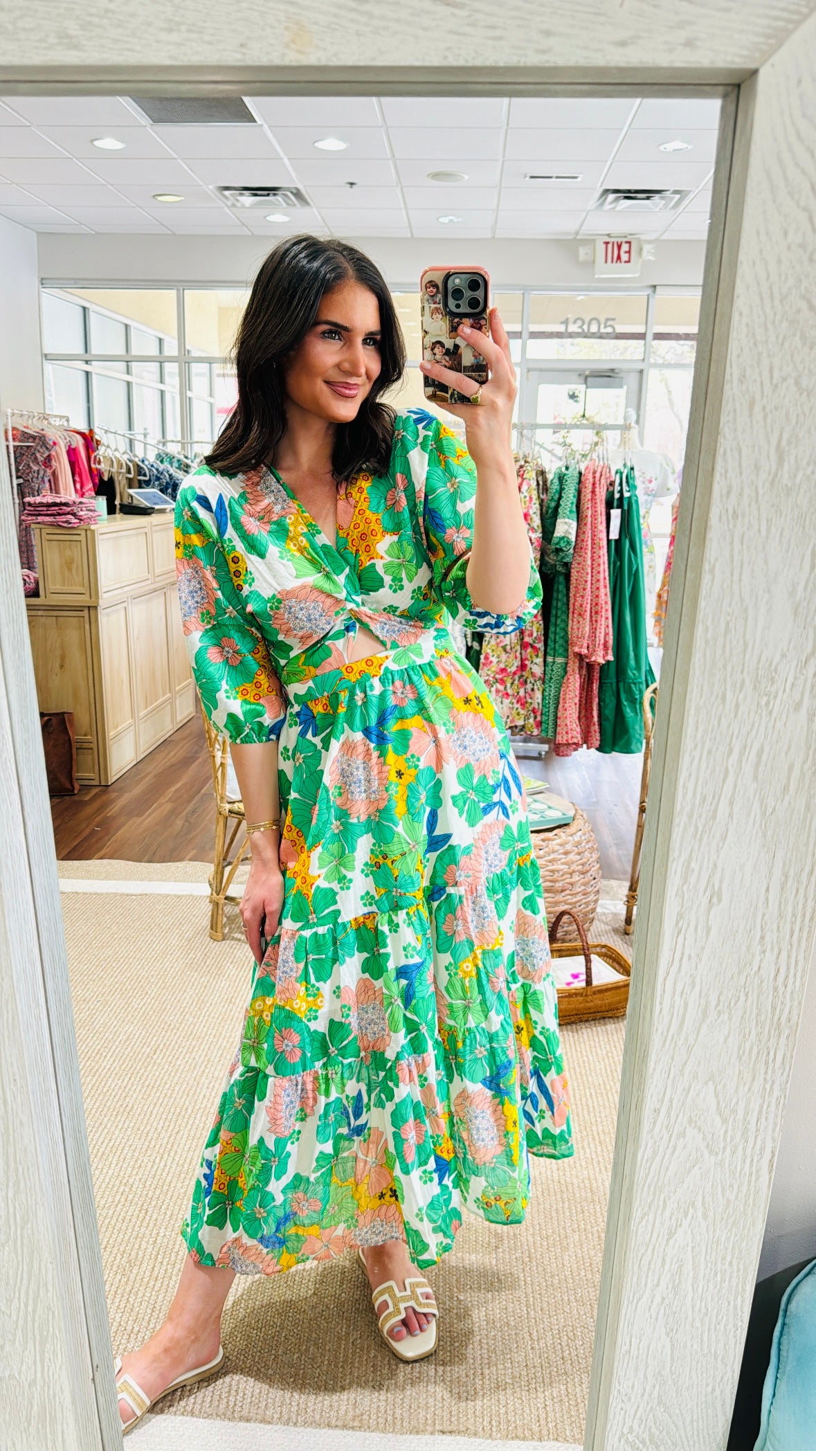 Cabana Twist Dress THML