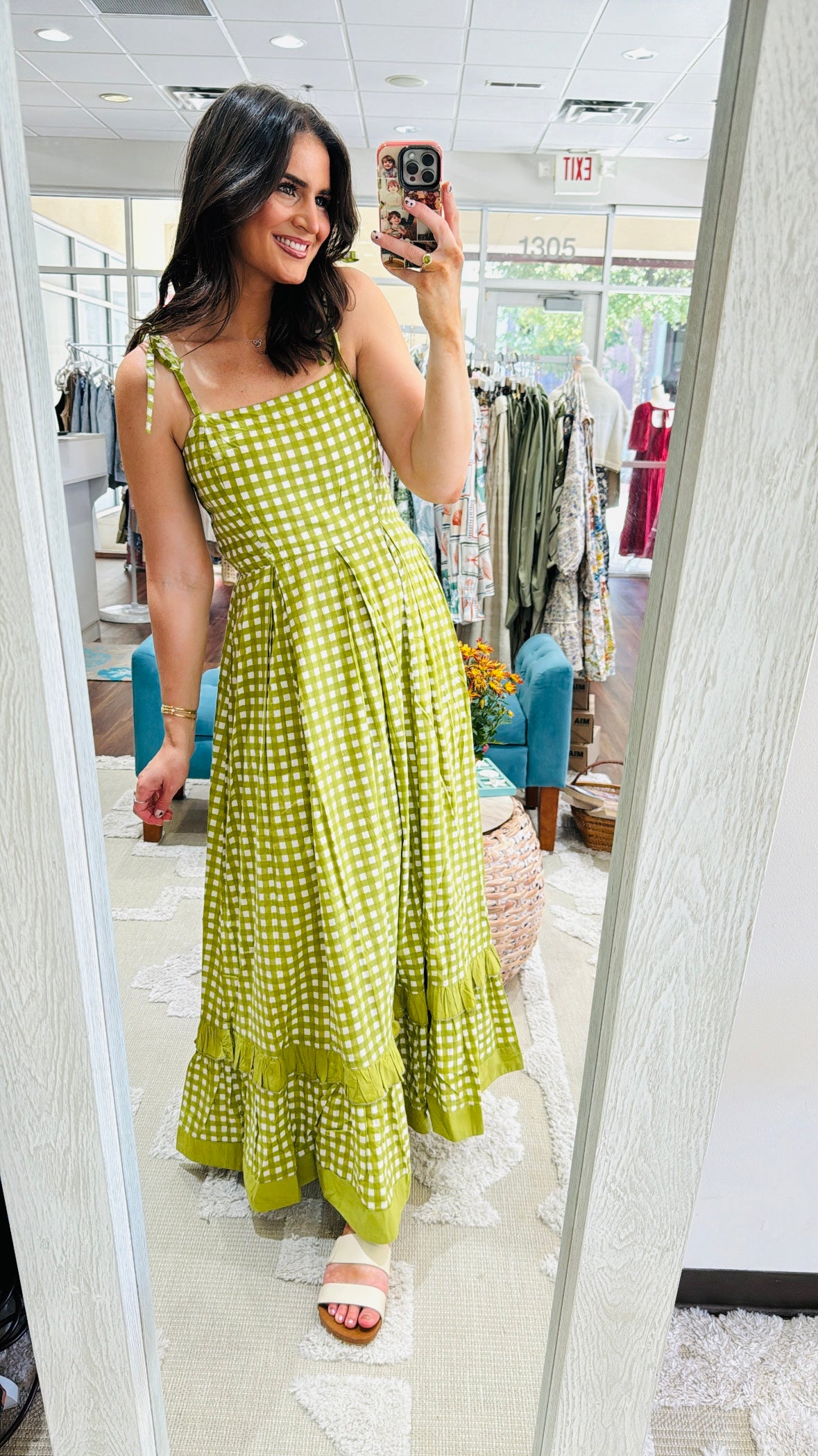 Abigail Maxi Moss Check