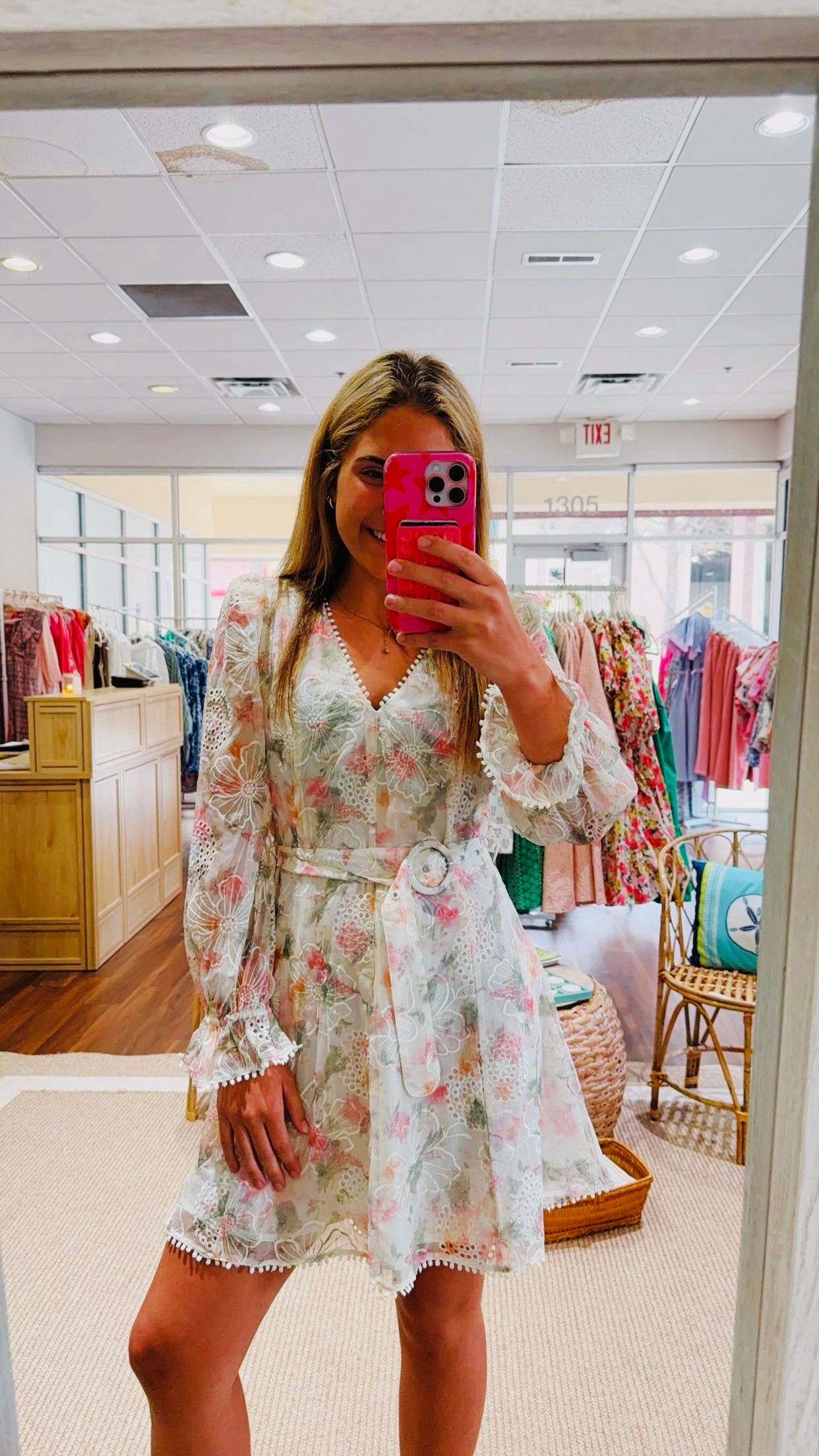 Haisley Mini Dress Multi Floral