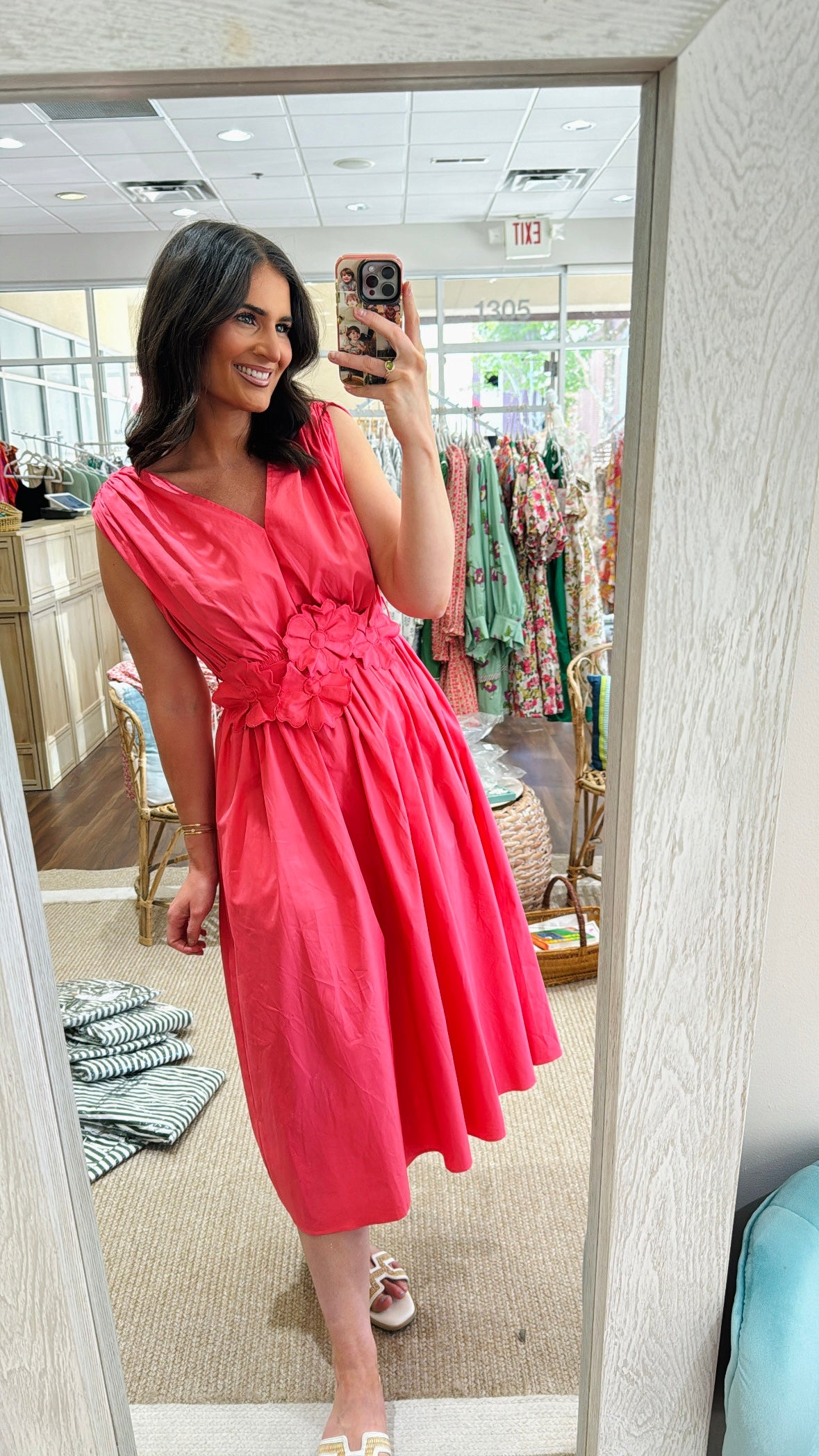 Ilona Dress Coral