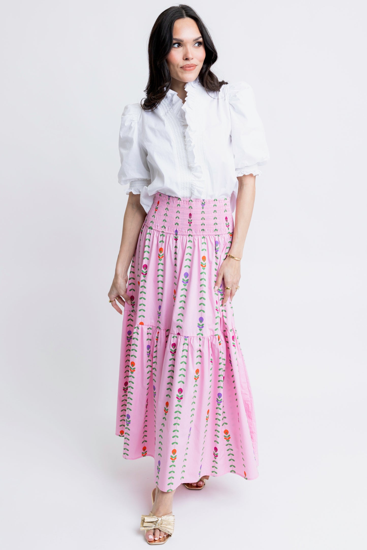 Pink Vine Skirt
