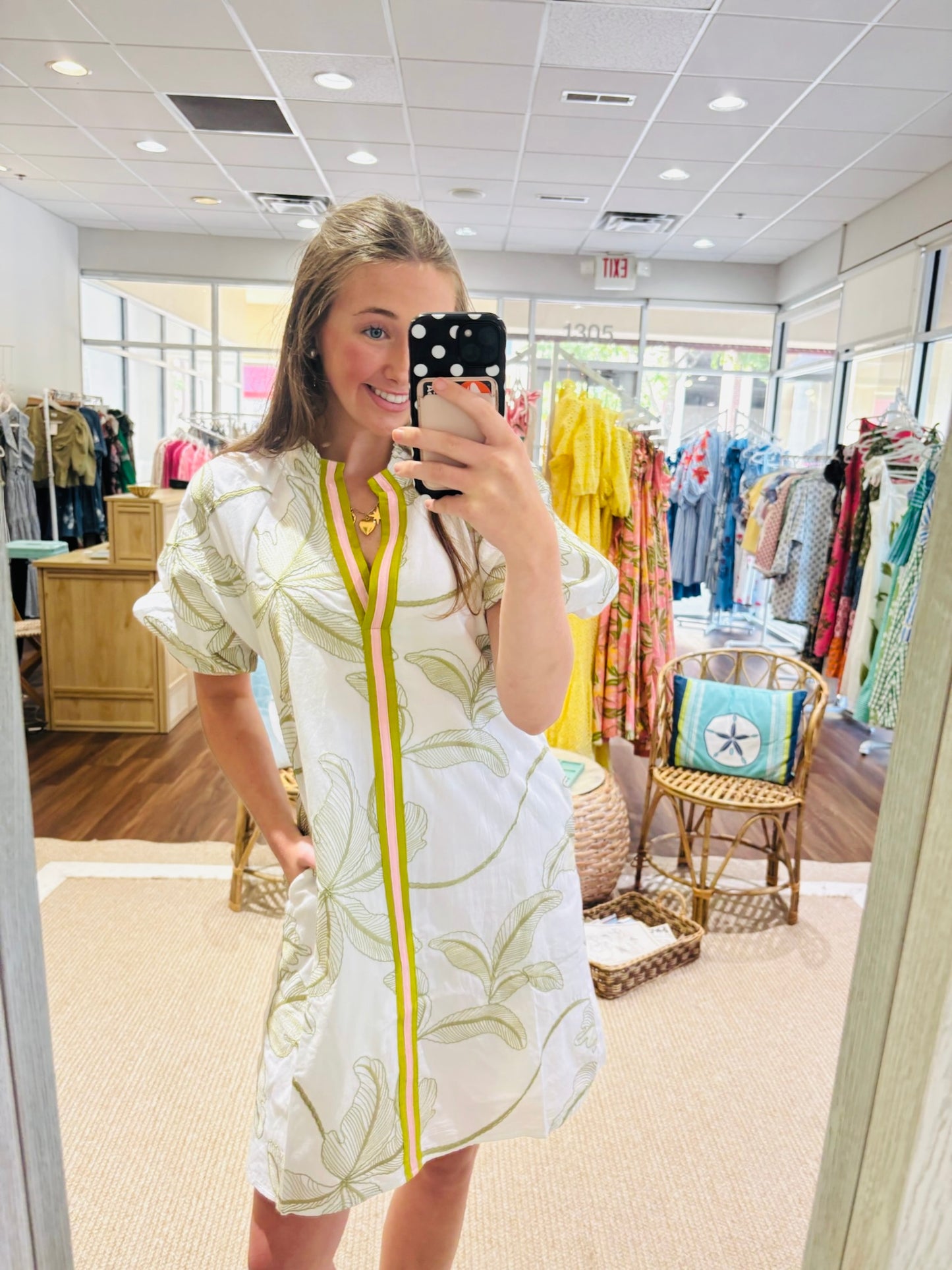 Sage Leaves Dress