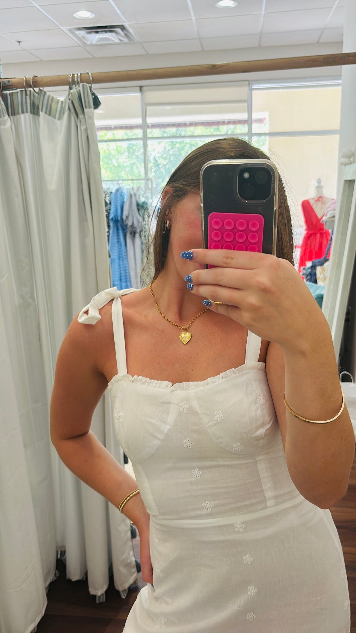 Tanner Dress White Eyelet