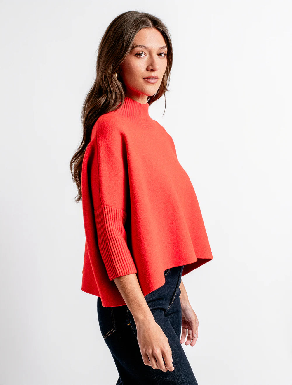 Aja Sweater Orange Flame