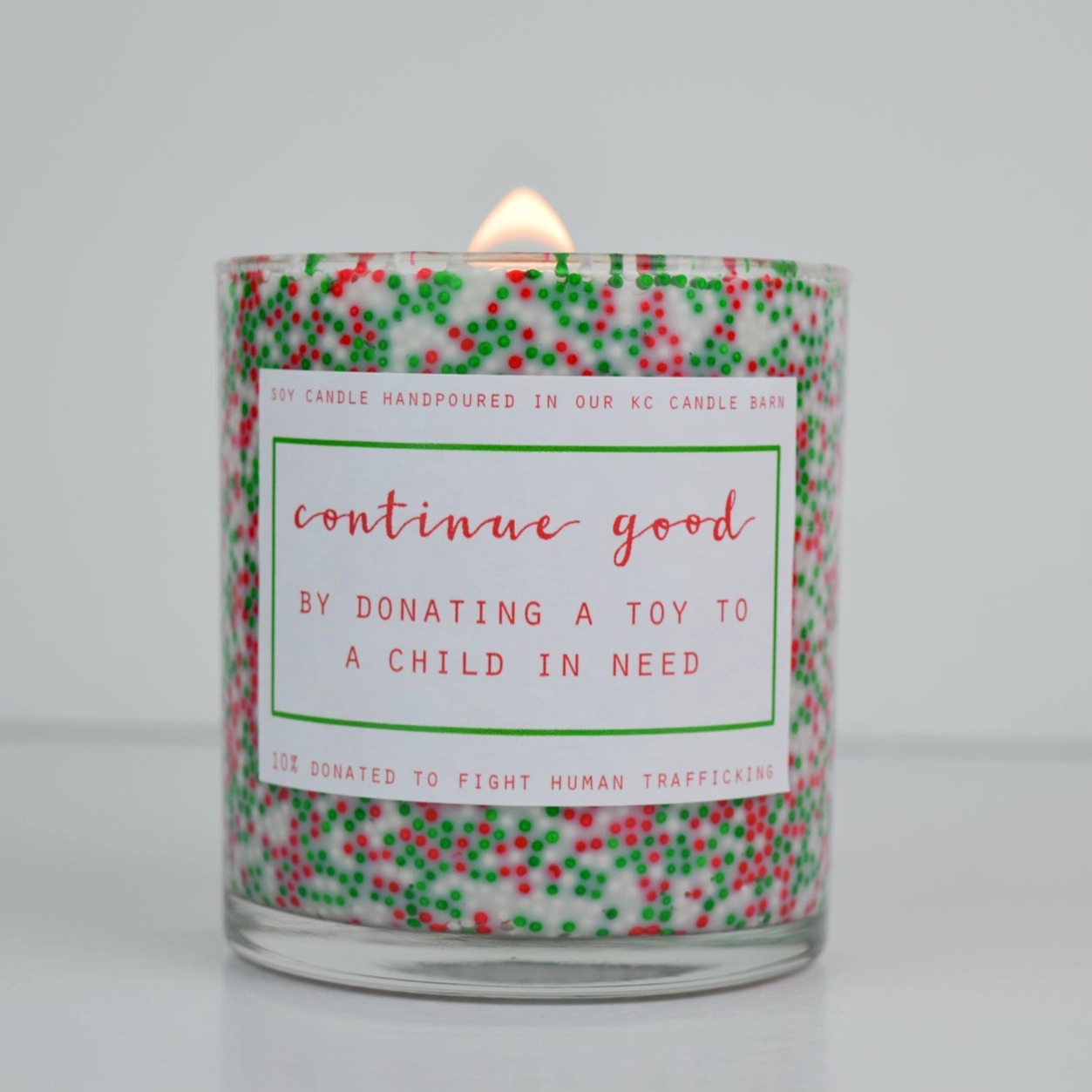 Merry Christmas Candle - Fraser Fir