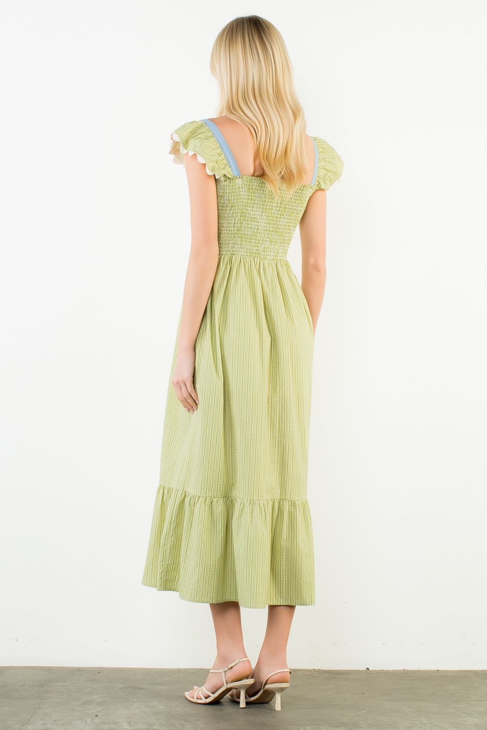 Katy Smocked Tiered Dress