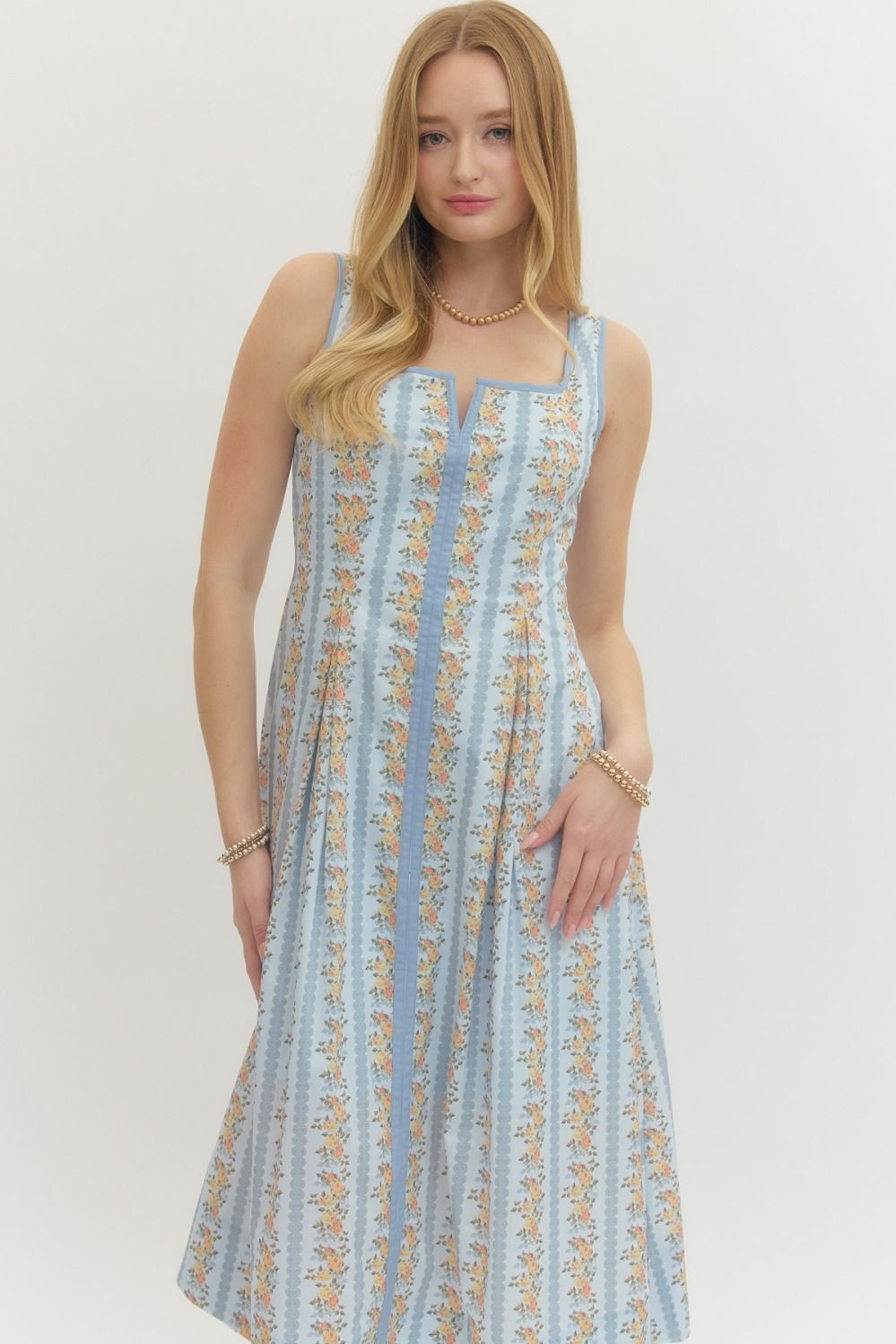 Spring Tea Party Midi Dress