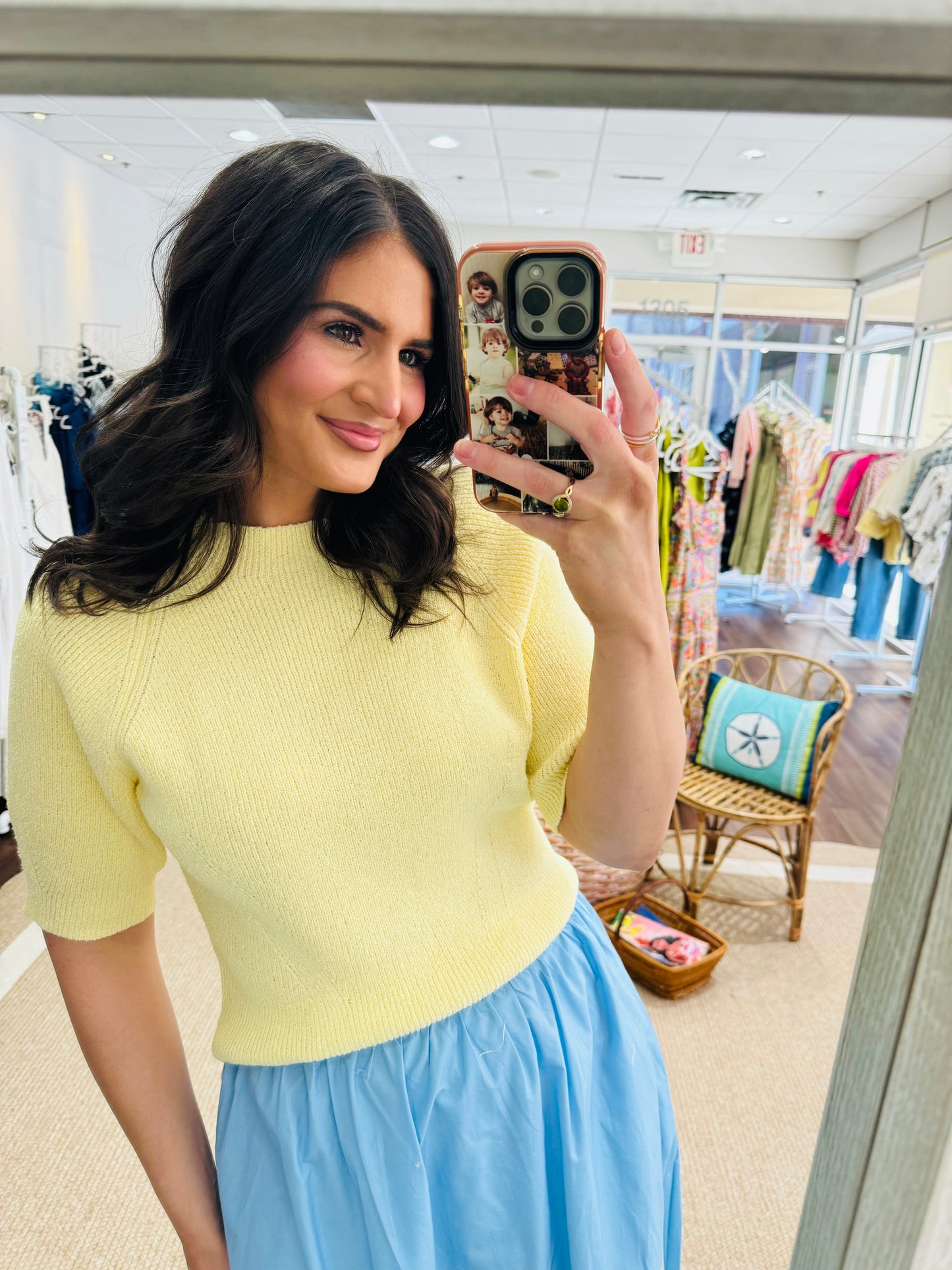 Butter Yellow Knit Top