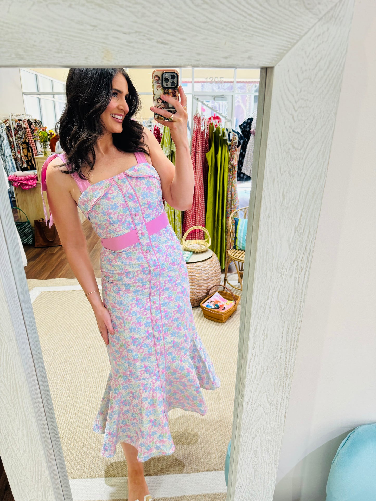 Bow Tied Floral Dress