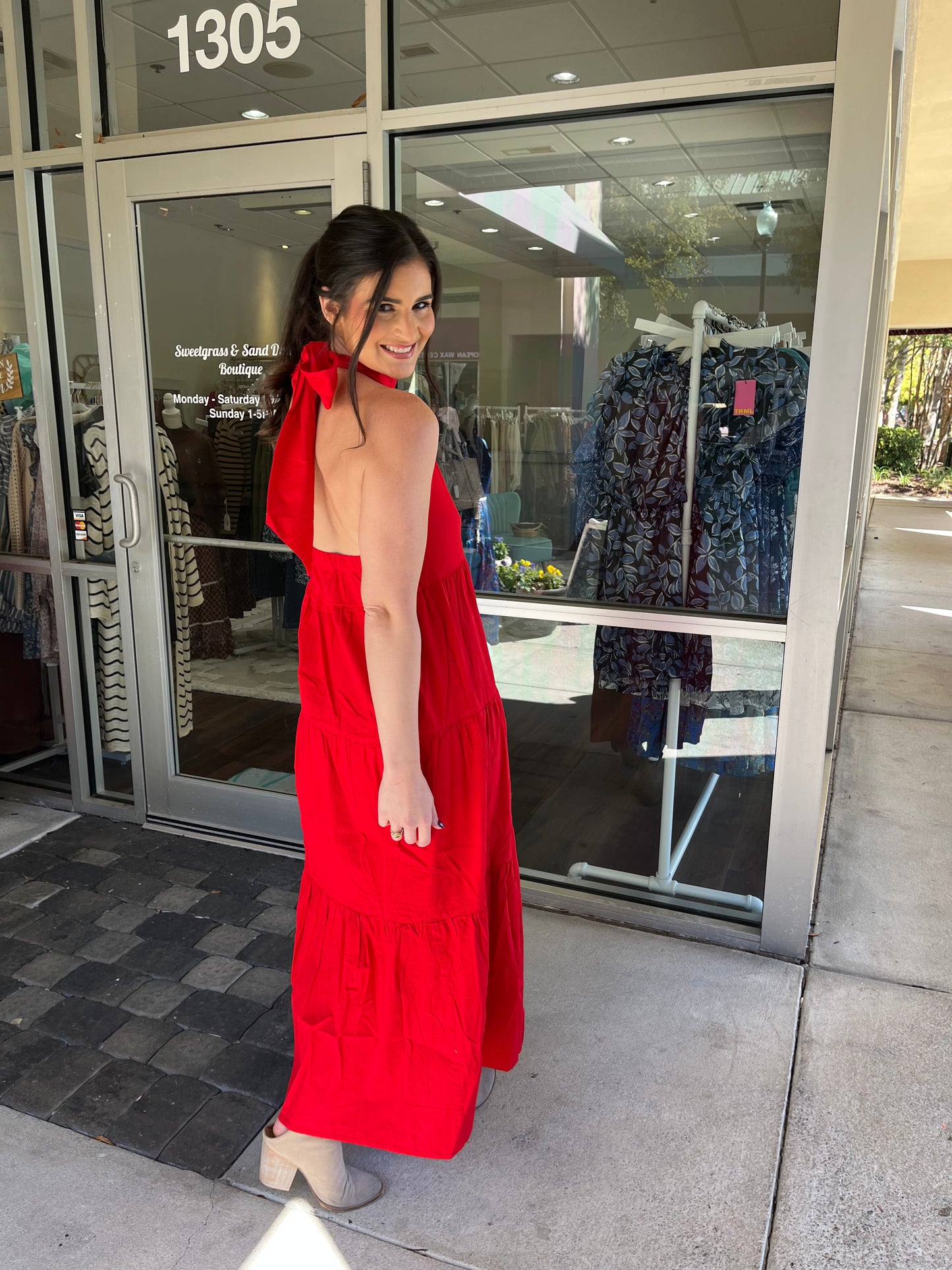 Red Bow Dress