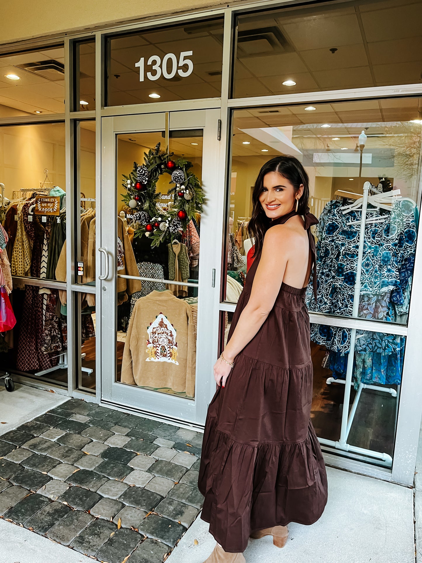 Katherine Dress Brown