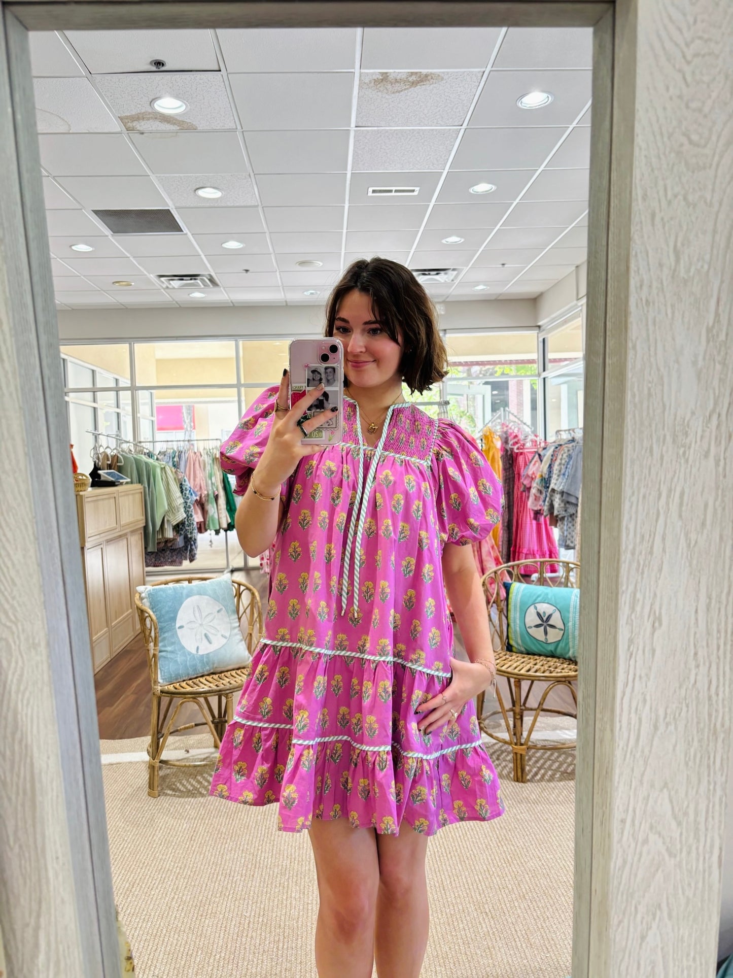 Pink Blooms Dress Entro