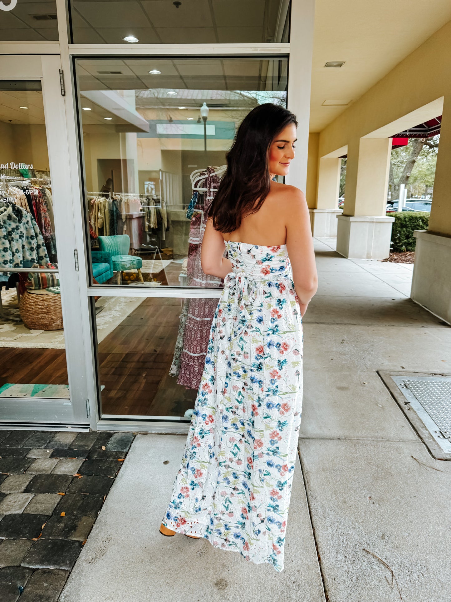 In Bloom Eyelet Maxi