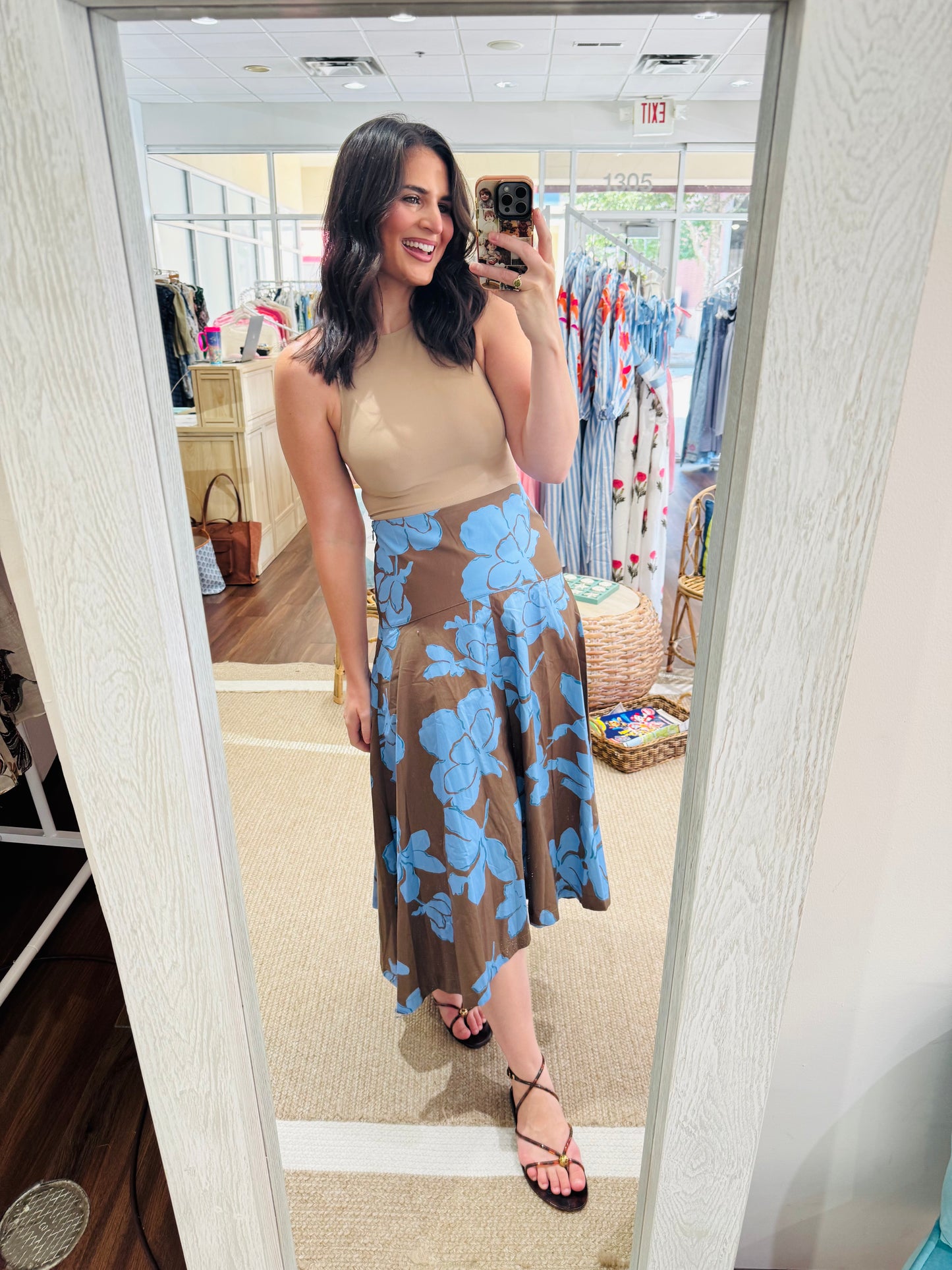 Blue Mocha Skirt