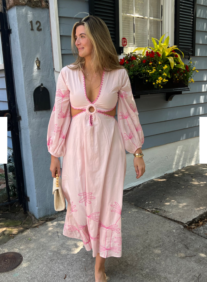 madison pink dress Madison" dress bright pink Meet Me There
