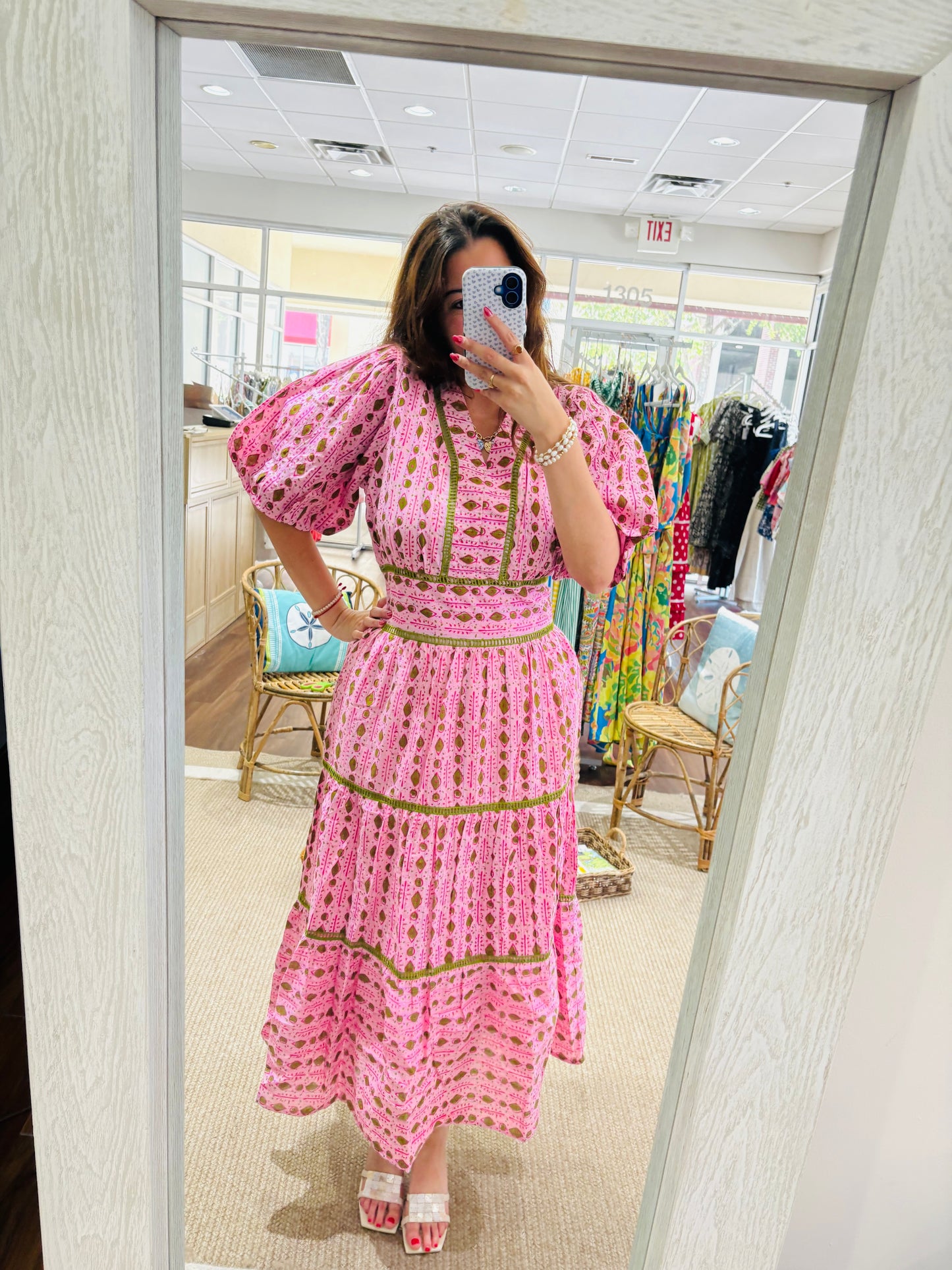 THML Mourine Dress Pink