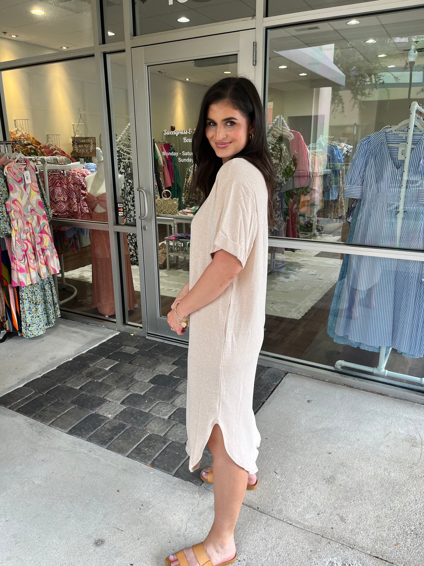 Crew Knit Midi Dress