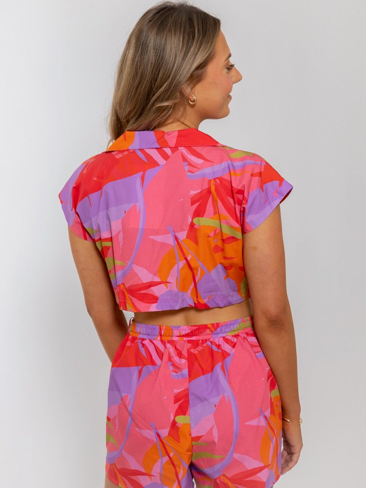 Tropical Palm Romper