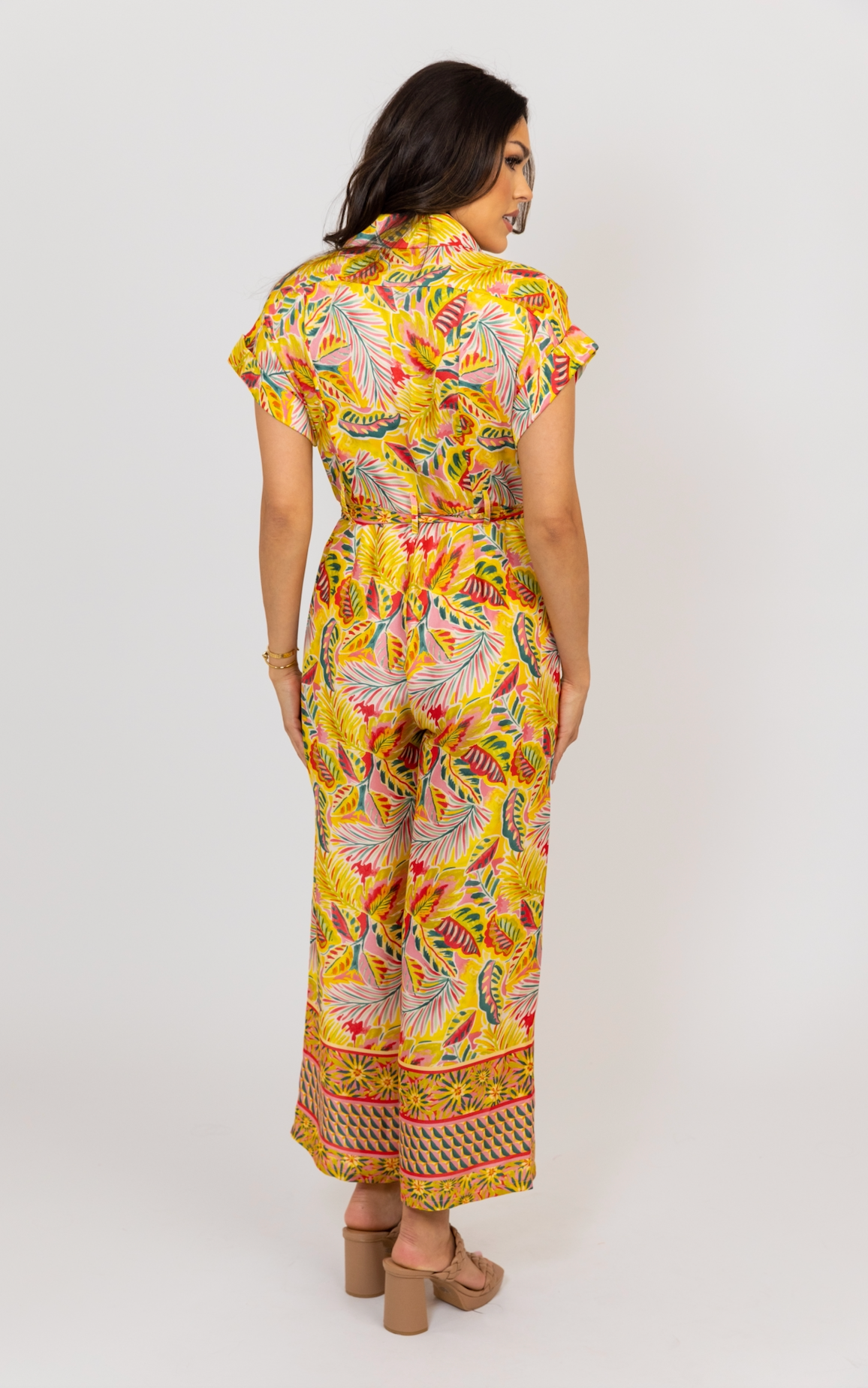 Tropics Jumpsuit Satin