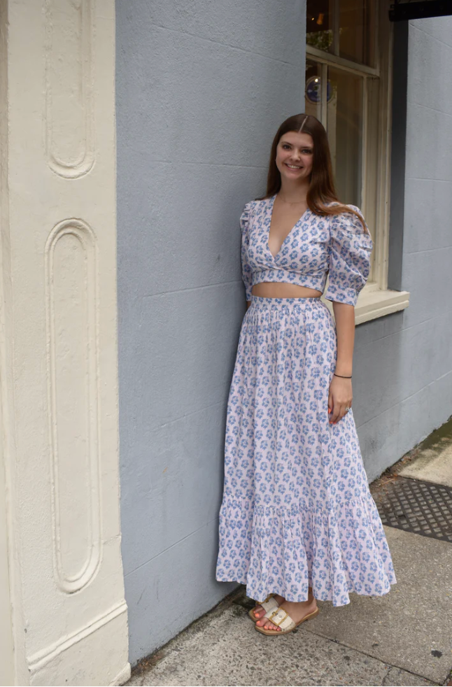 Sadie Set Pink Blue Floral