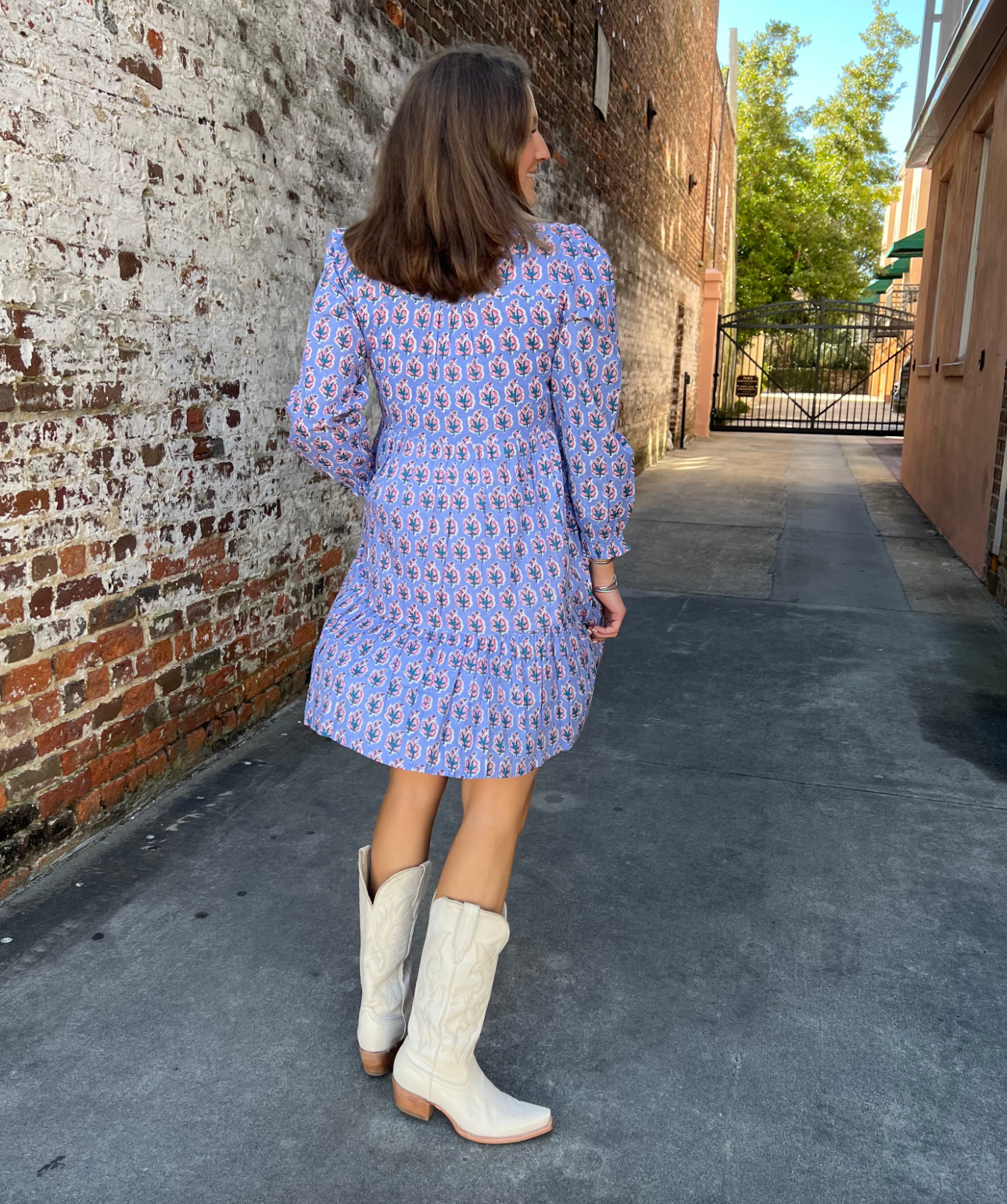 Folly Mini Dress Periwinkle Pink