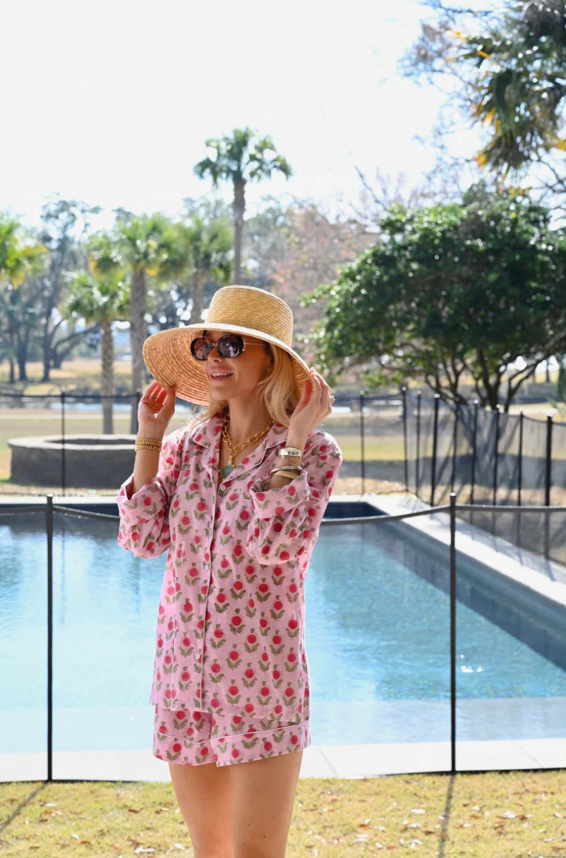 Pink Poppy PJ Set Long/Short
