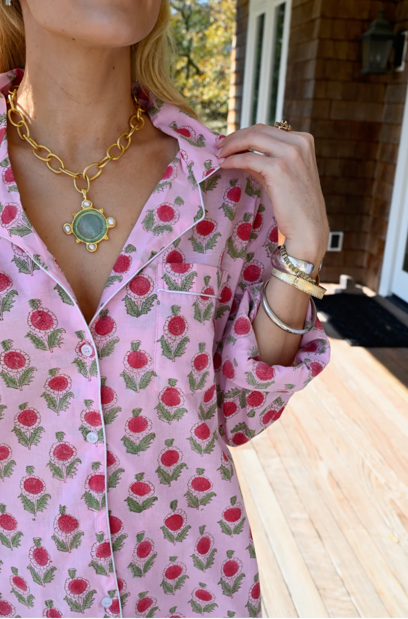 Pink Poppy PJ Set Long/Short