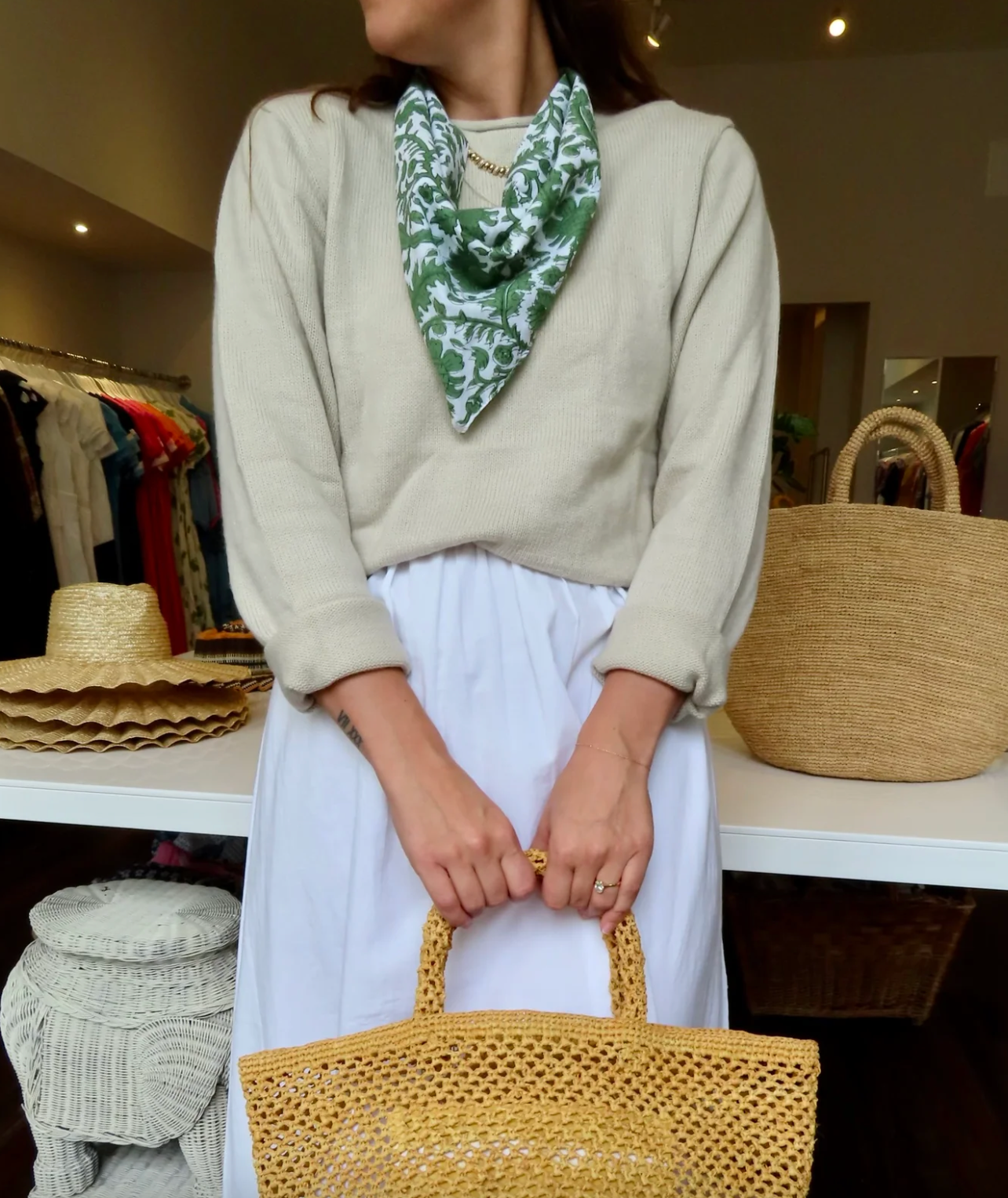 Capers Sweater Oatmeal