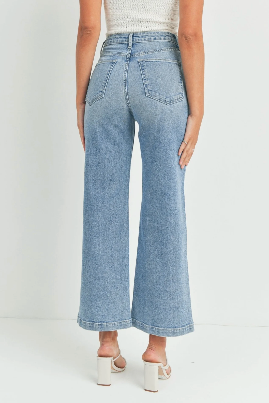 Just Black Patch Pocket Light Wash Jeans