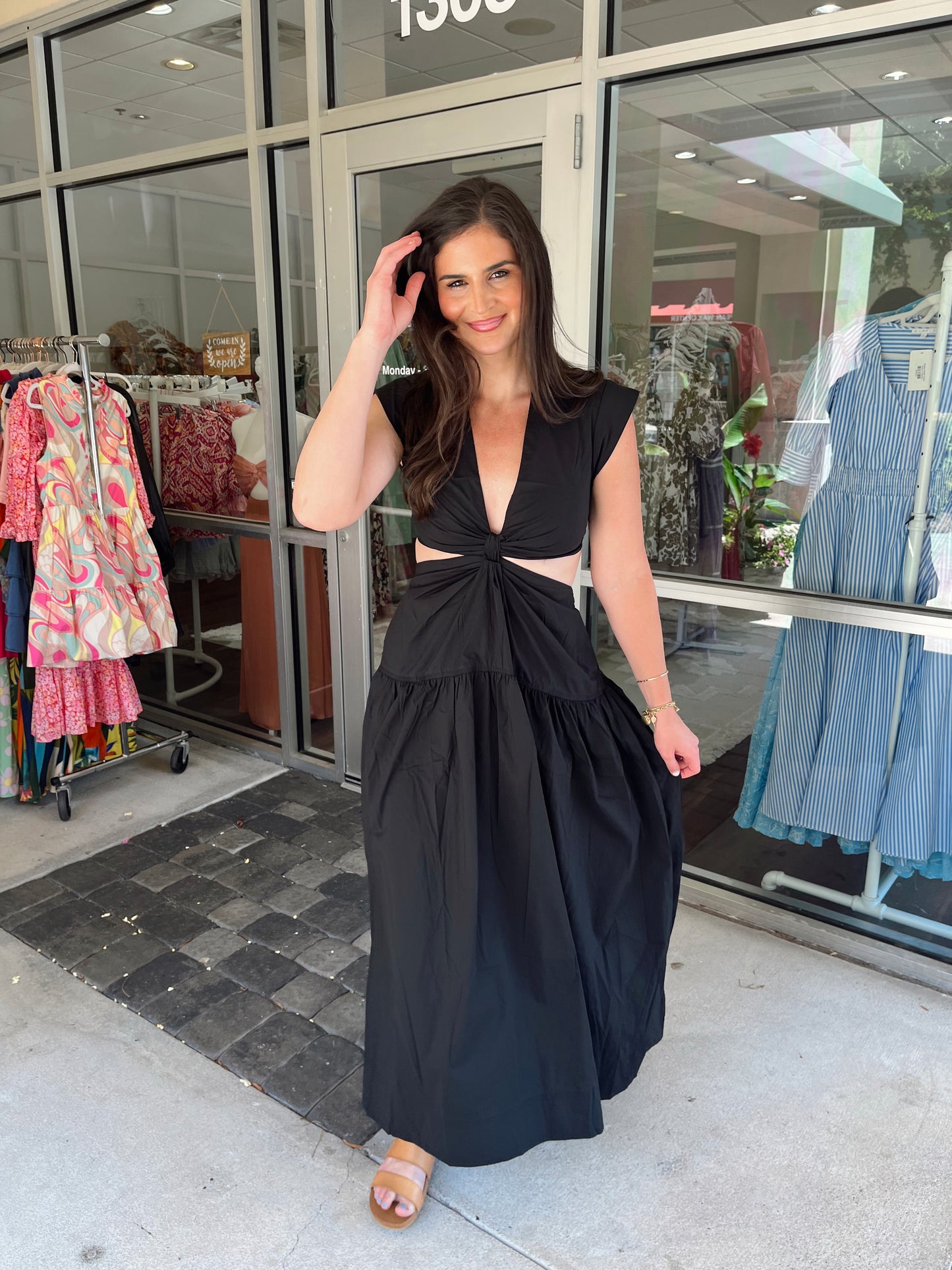 Chasing Sunsets Dress Black