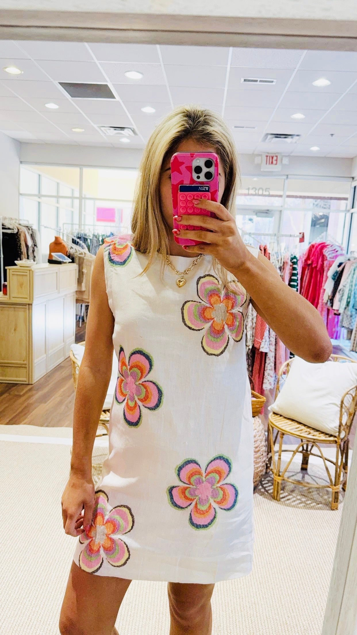 Elloree Flower Dress THML