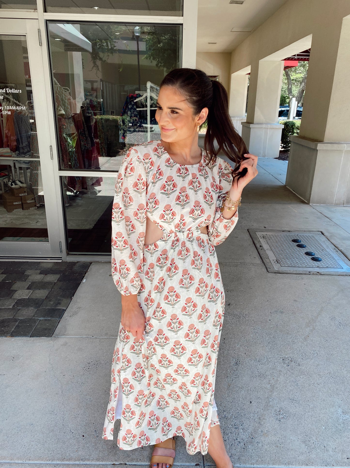 Ansley Dress Pink Milos