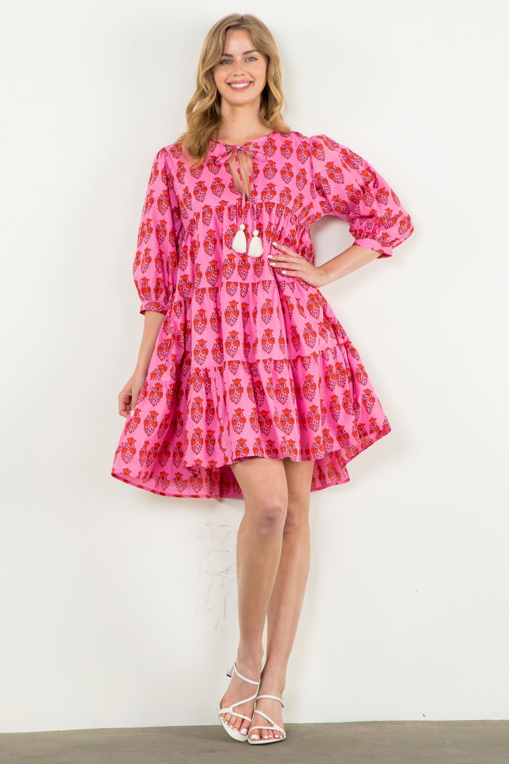 Pink Buds Dress THML