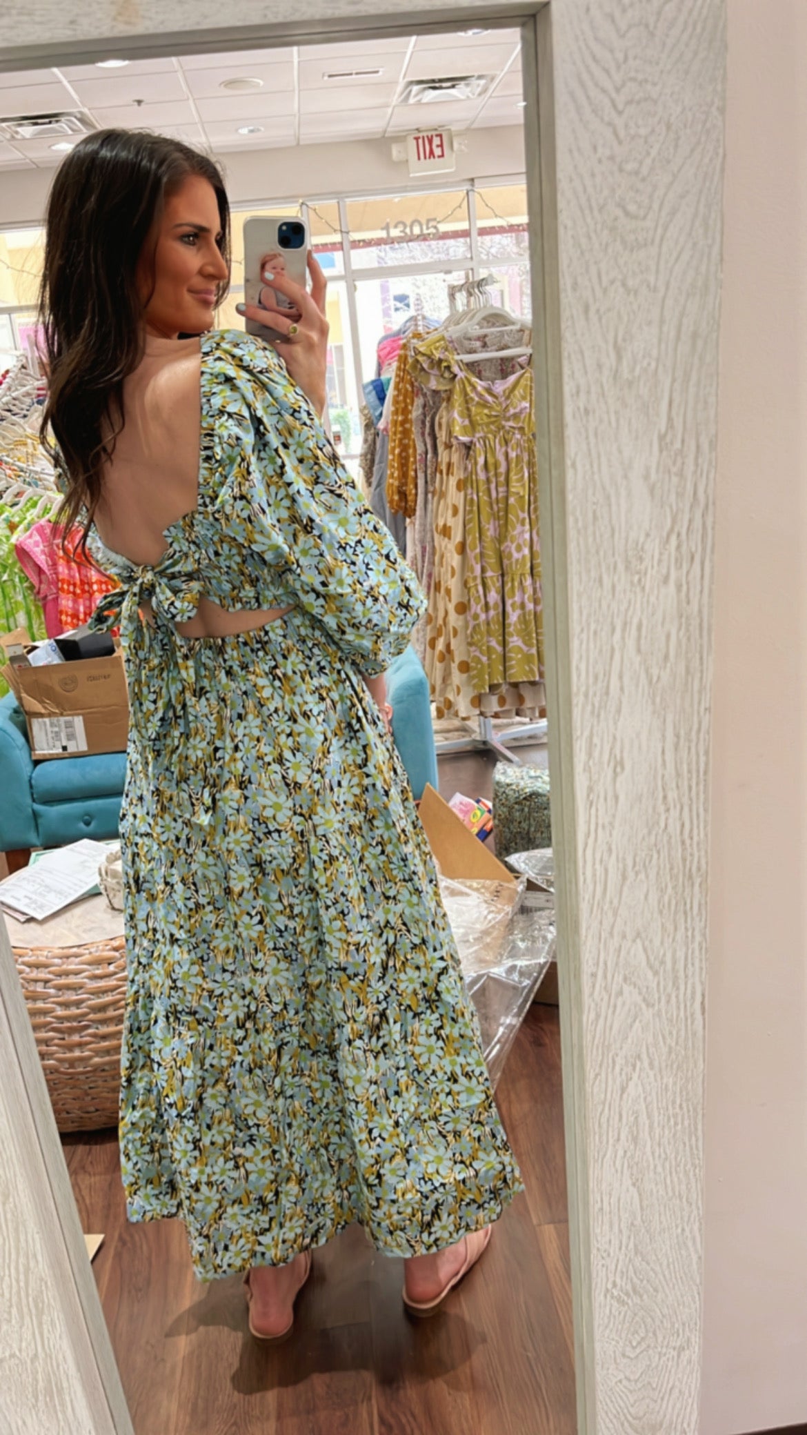 Southern Marsh Teal Dress
