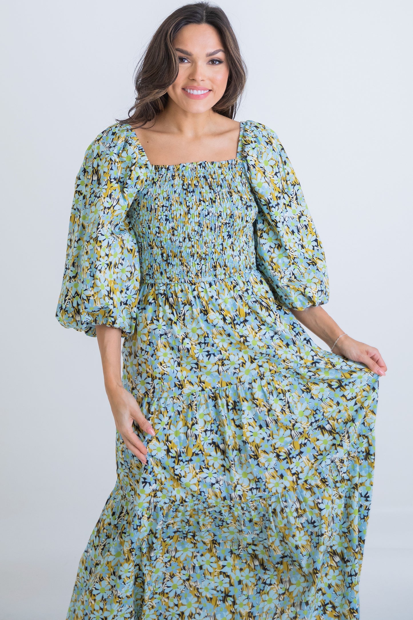 Southern Marsh Teal Dress