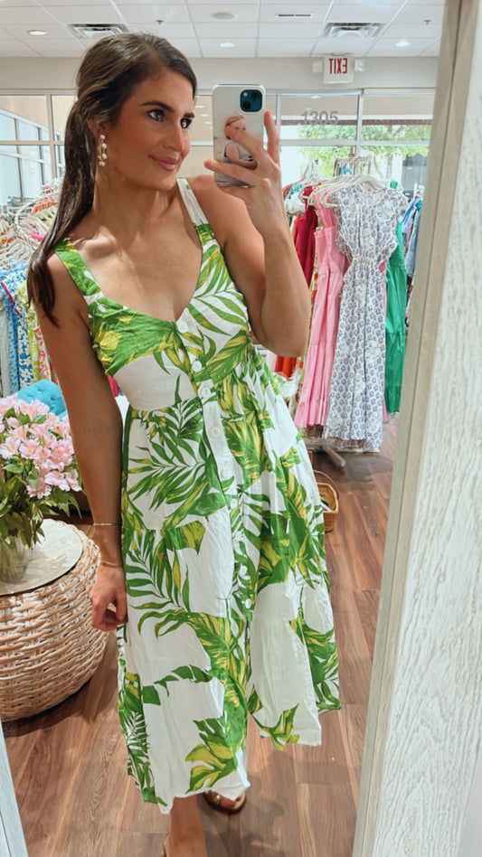 Palm Leaf Midi