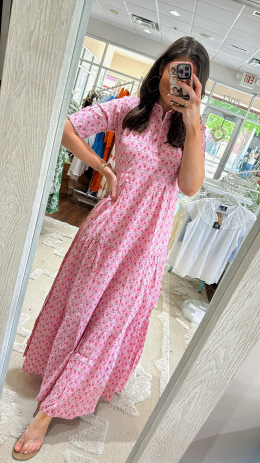 Grace Maxi Dress Pink Petite Fleur