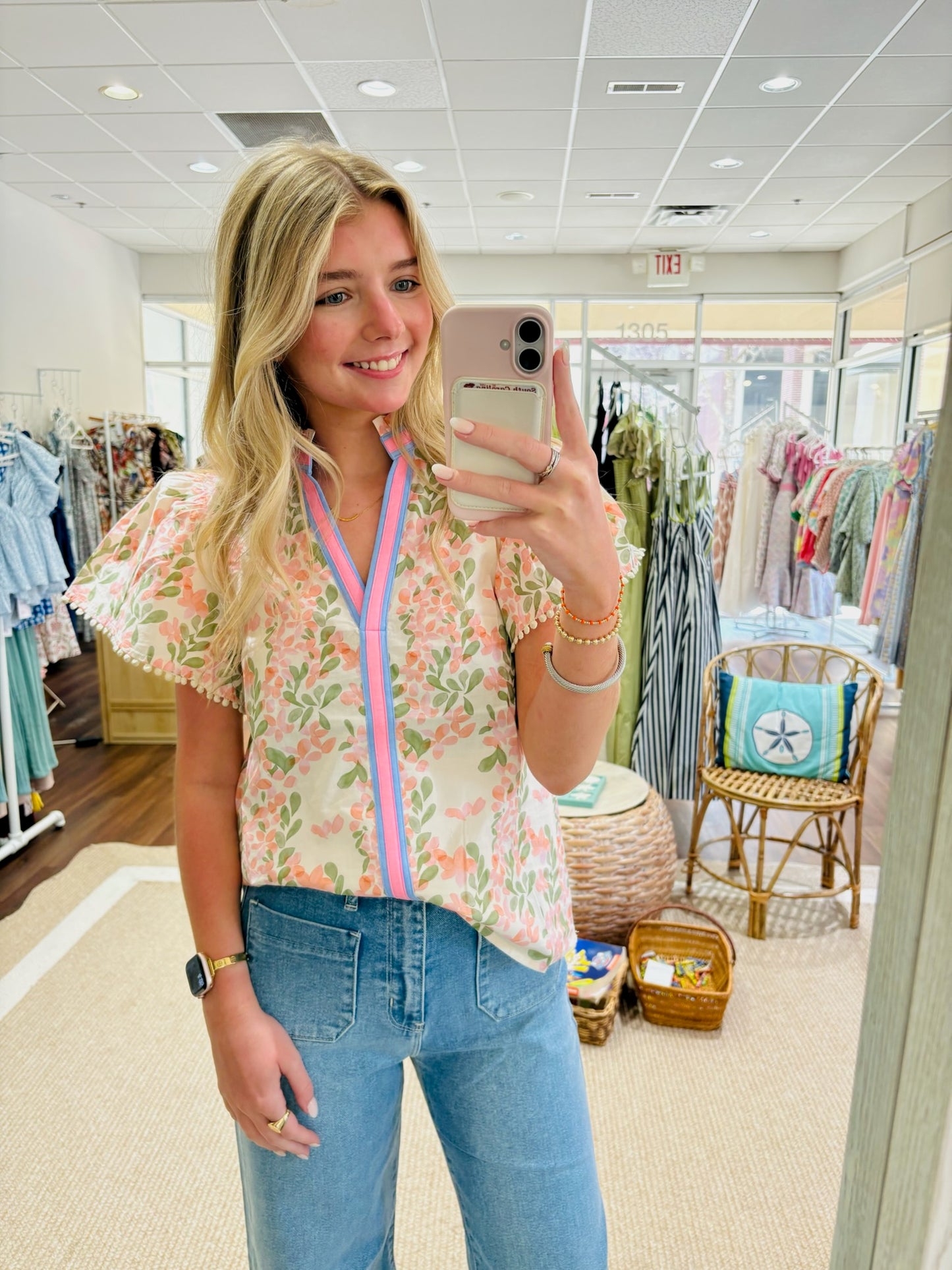 Pastel Petals Top THML