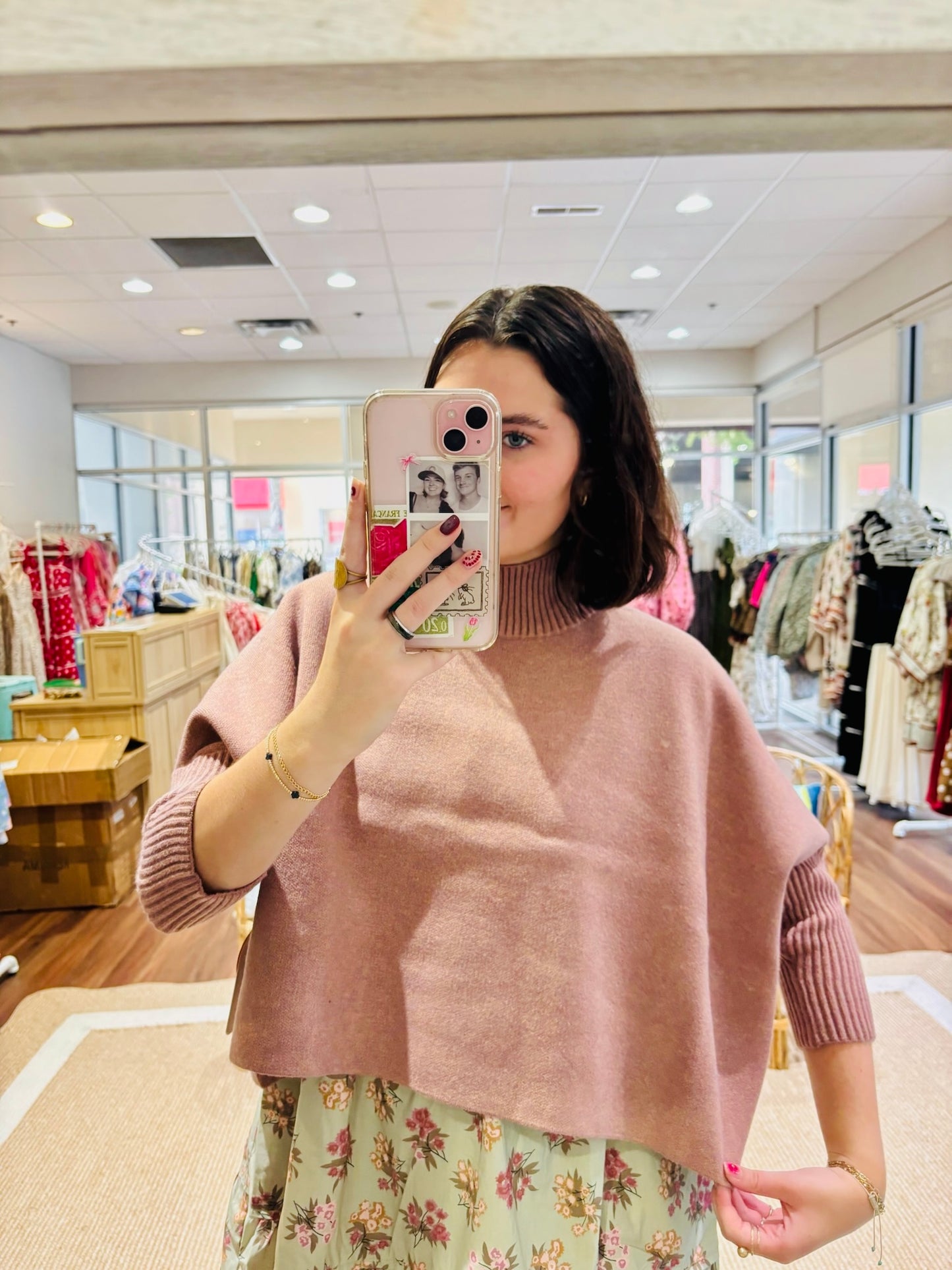 Aja Sweater Dusty Rose