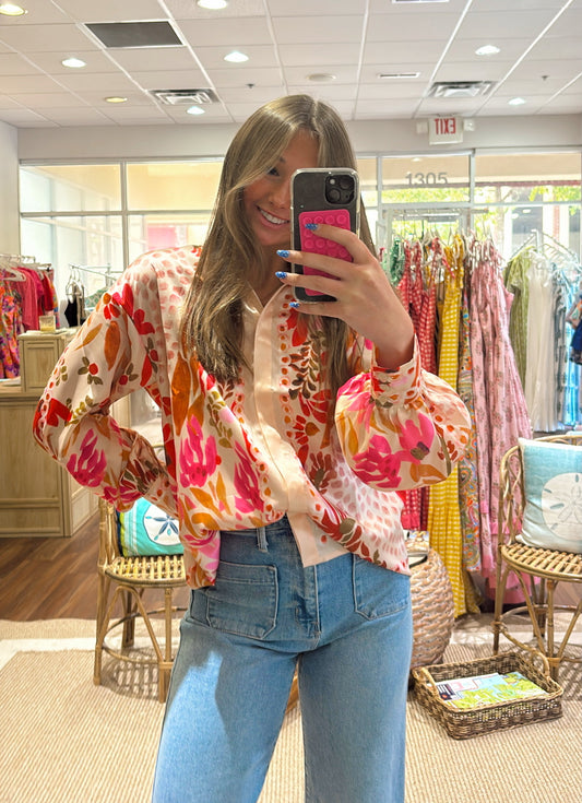 The Lily Blouse Jade