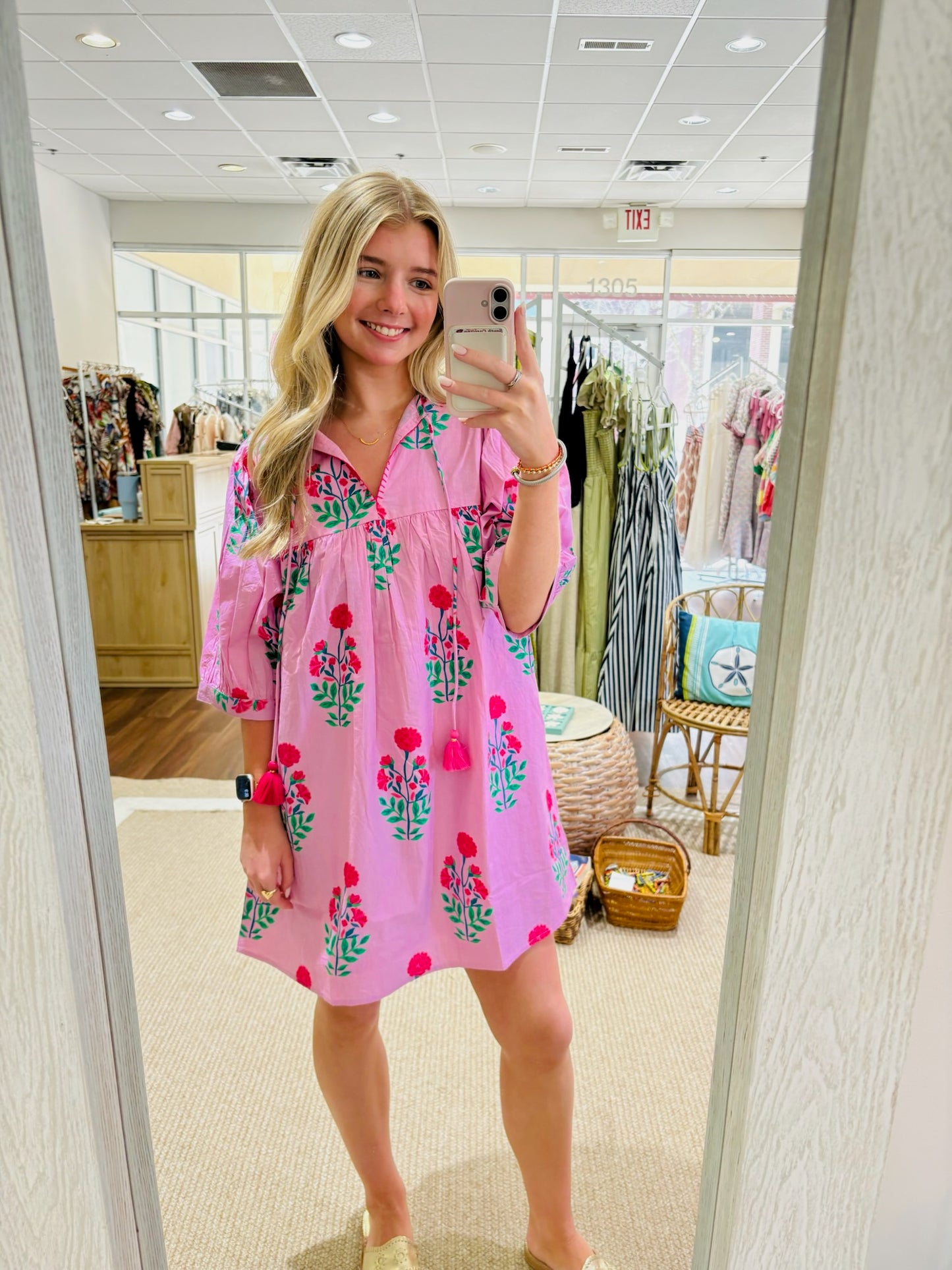 Blushing Blooms Dress THML