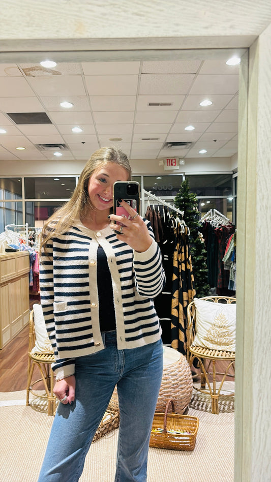 Striped Cardigan THML