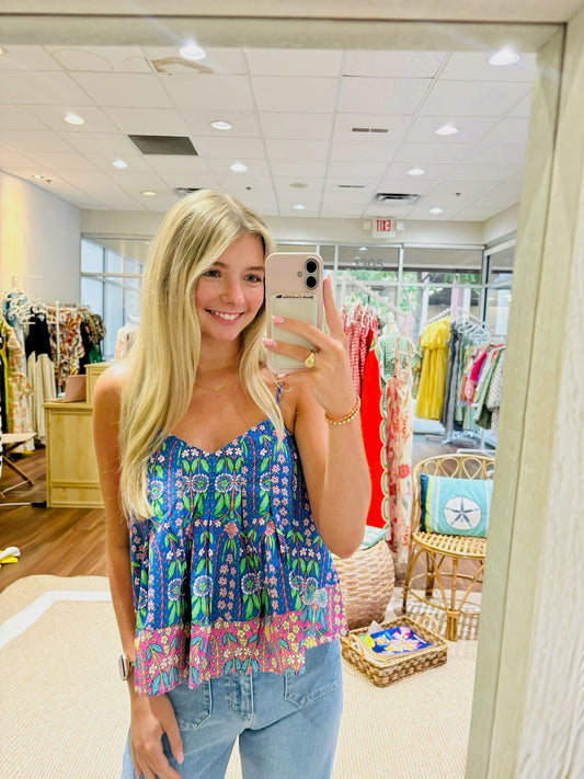 Josie Floral Top THML