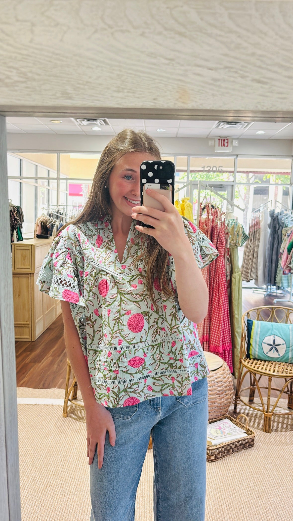 Folly Flutter Top THML