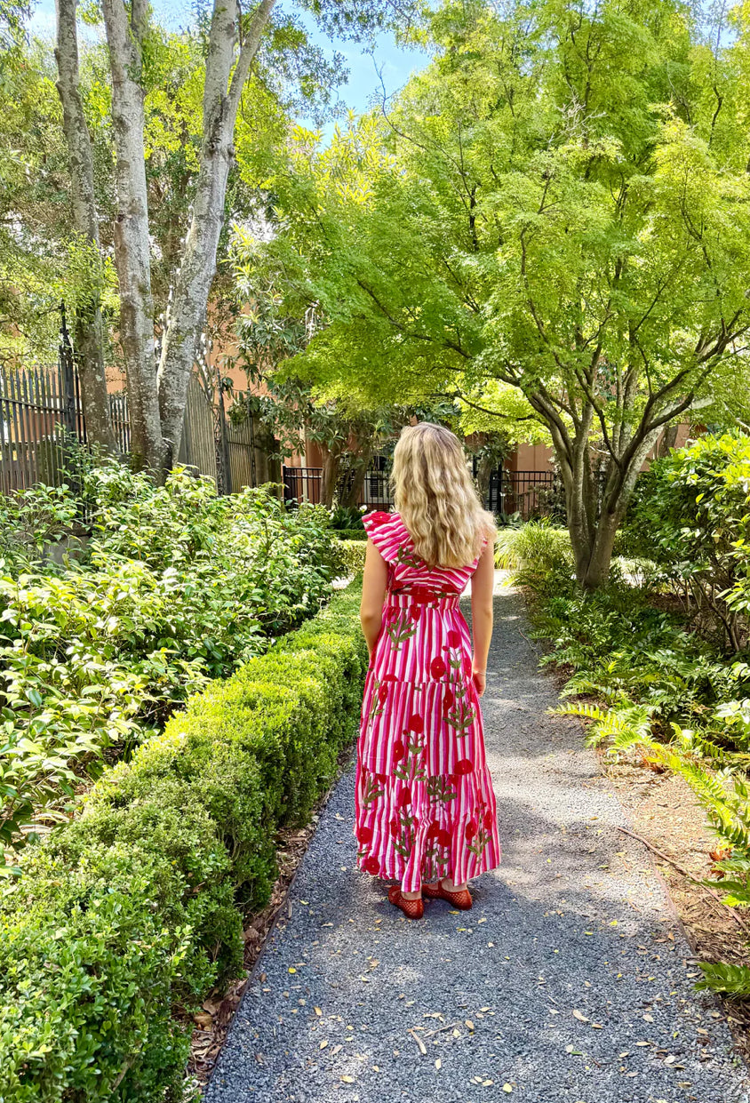 Savannah Dress Wild Poppy Cabana